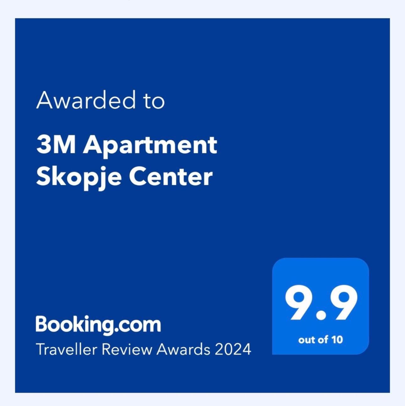 3M Apartment Skopje Center Eksteriør bilde