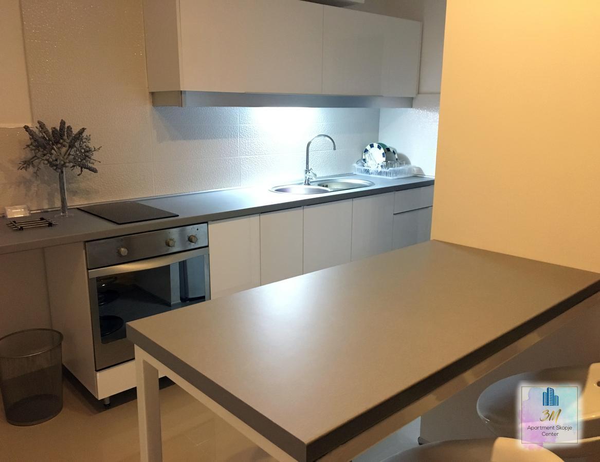 3M Apartment Skopje Center Eksteriør bilde